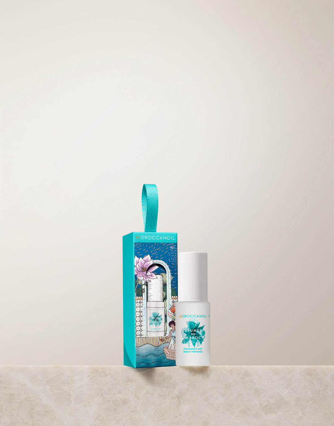 Moroccanoil hår- och kroppsdoftspray som julsmycke