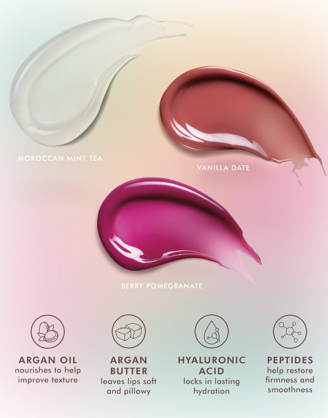 Moroccanoil läppbalsam-trio