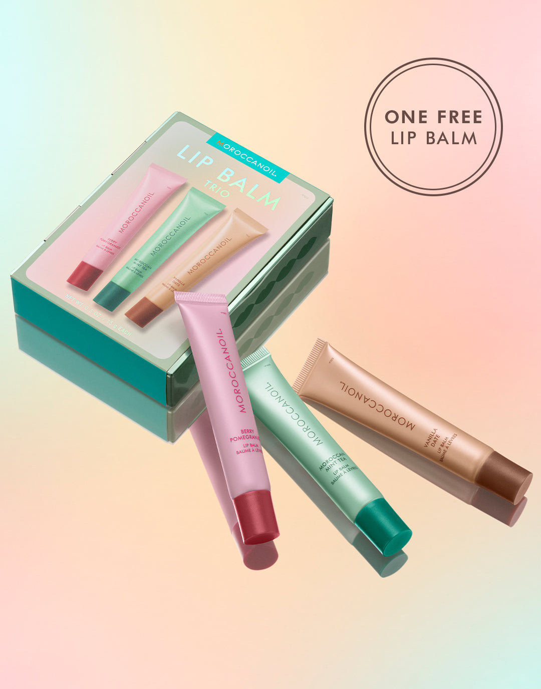 Moroccanoil läppbalsam-trio
