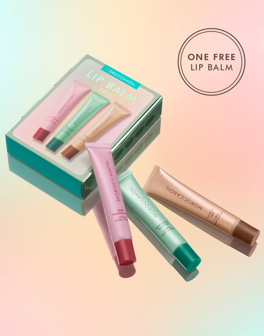 Moroccanoil läppbalsam-trio