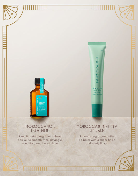The Shine Suite: Presentset med Moroccan Mint Tea Läppbalsam