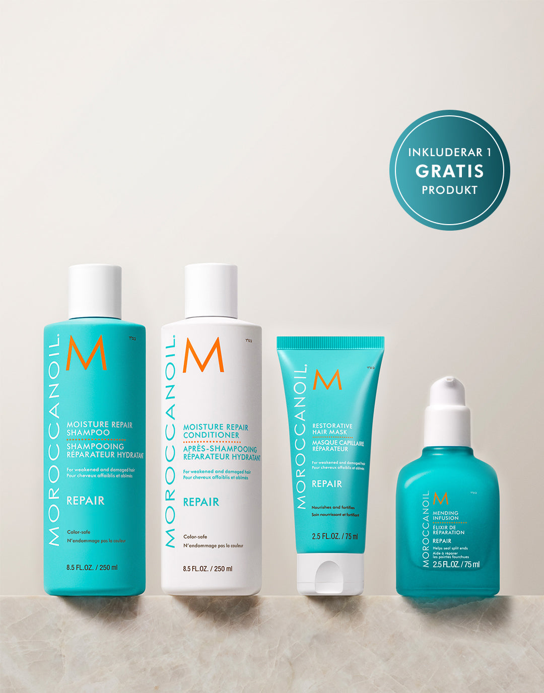 Repair Bundle- Inkluderar GRATIS! Restorative Hair Mask 75ml