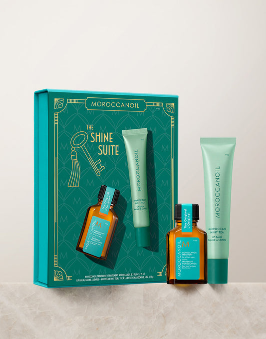 The Shine Suite: Presentset med Moroccan Mint Tea Läppbalsam